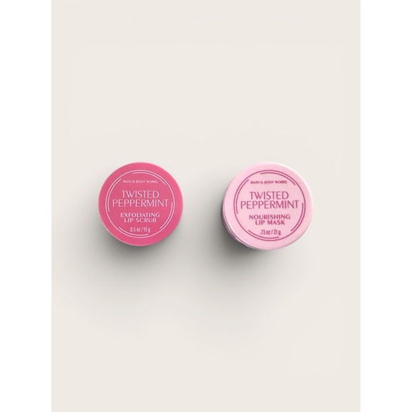 Bath & Body Works Other - TWISTED PEPPERMINT Exfoliating Lip Scrub And Mask Bath And Body Works